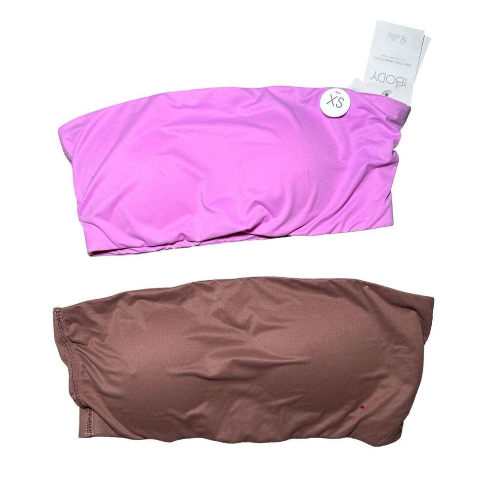 Cotton-on Women's Pink and Brown Bandeaus